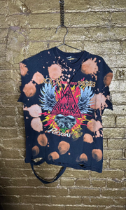 Unisex Rock & Roll Def Leppard custom vintage tee / T-shirt