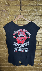 Unisex Rock & Roll Rolling Stones custom vintage tee / T-shirt