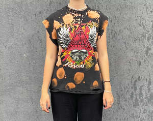 Unisex Rock & Roll Def Leppard custom vintage tee / T-shirt