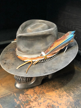 Load image into Gallery viewer, Vintage  Rare Custom Hat &quot;Feathery fire “
