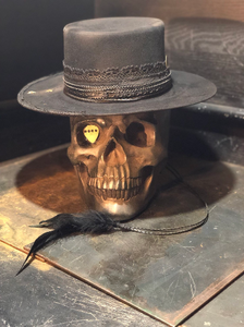 Vintage  rare custom hat , "fire cocktail "