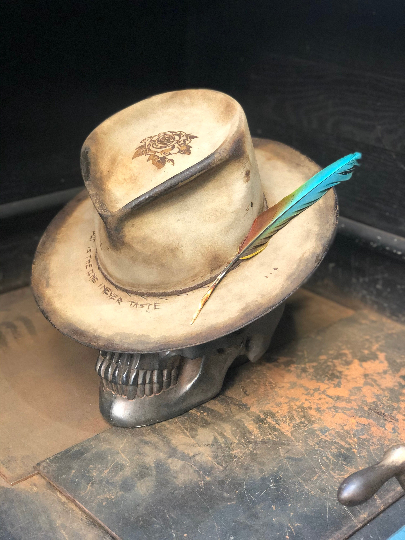 Vintage rare custom hat “ The first kiss I ever got “