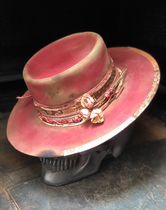 Vintage rare custom hat " Pink kush please don't blush"