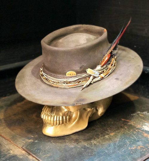 Vintage Rare Custom Cowboy Hat , 