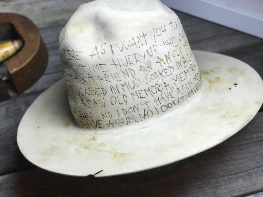 Vintage Rare Custom cowboy hat 