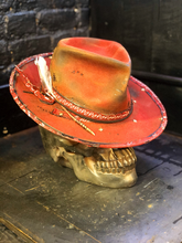 Load image into Gallery viewer, Vintage Rare Custom Hat , “rebirth of a burnt angel”
