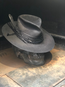 Vintage Rare Custom hat "INk me IN BLacK ON My bAck "