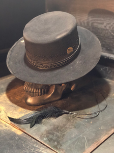 Vintage  rare custom hat , "fire cocktail "