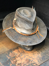 Load image into Gallery viewer, Vintage  Rare Custom Hat &quot;Feathery fire “
