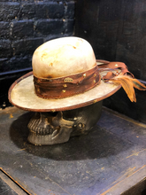 Load image into Gallery viewer, VINTAGE RARE  custom hat “ THe Winged RIder who smoked tighter “
