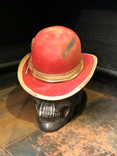 Load image into Gallery viewer, Vintage rare custom hat “Red eye from Paris to Hawaii “
