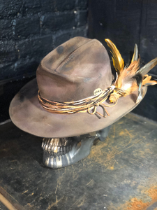 Vintage Rare Custom Hat  "THE FIGHTING ROOSTER"