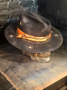 Vintage Rare Custom Cowboy Hat , "FALLEN ANGEL"