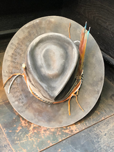 Load image into Gallery viewer, Vintage  Rare Custom Hat &quot;Feathery fire “
