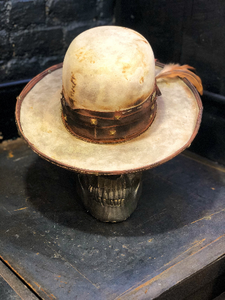 VINTAGE RARE  custom hat “ THe Winged RIder who smoked tighter “