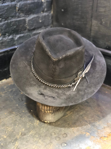 Vintage Rare Custom hat , "The bank robber was riding a bobber”