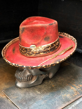 Load image into Gallery viewer, Vintage rare custom hat “ High heals , champagne &amp; bloody noses “
