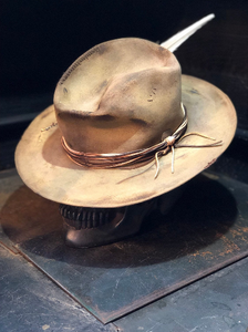 Vintage Rare Custom cowboy hat " ROCKIN'TRASH"