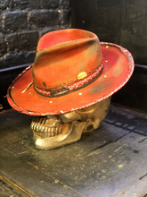 Load image into Gallery viewer, Vintage Rare Custom Hat , “rebirth of a burnt angel”
