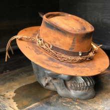 Load image into Gallery viewer, Vintage Rare Custom Hat , &quot;double barreled &quot;
