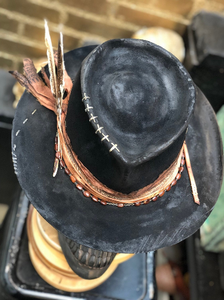 Vintage Rare Custom Hat , "Broke from my head down"