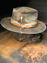 Load image into Gallery viewer, Vintage  Rare Custom Hat &quot;Feathery fire “
