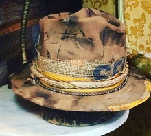 Load image into Gallery viewer, Vintage Rare Custom cowboy hat , &quot;THE GUNNY SACK&quot;
