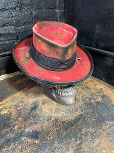 Vintage Rare Custom Hat ," Into the rock through walls of red dreams"