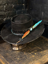 Load image into Gallery viewer, Vintage rare Custom Hat “A rainbow shade into a dark storm “
