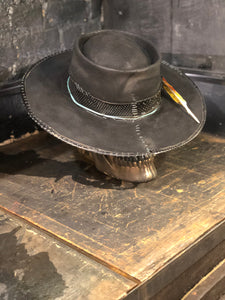 Vintage rare Custom Hat “A rainbow shade into a dark storm “