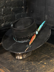 Vintage rare Custom Hat “A rainbow shade into a dark storm “
