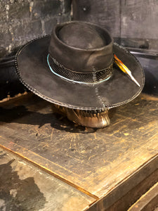 Vintage rare Custom Hat “A rainbow shade into a dark storm “